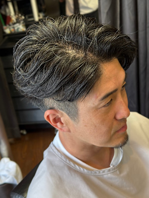 七三フェザーパーマ