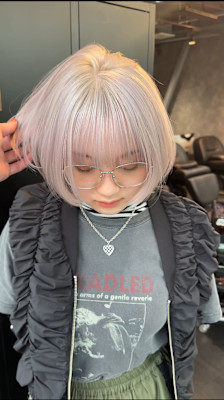 ワントーン　デザインカラー　ハイトーン　表参道/原宿