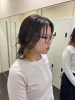 ［風花］ニュアンス　ウルフパーマ