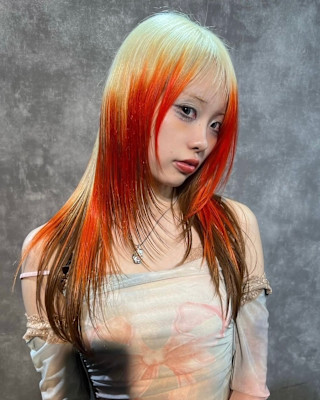 オーダーメイド　デザインカラー　ハイトーン　表参道/原宿