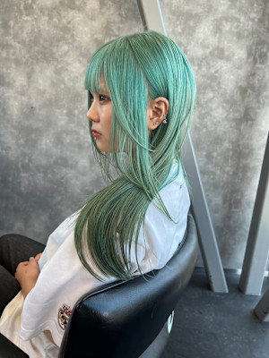 ワントーン　デザインカラー　ハイトーン　表参道/原宿