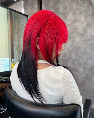 ルーツカラー　デザインカラー　ハイトーン　表参道/原宿