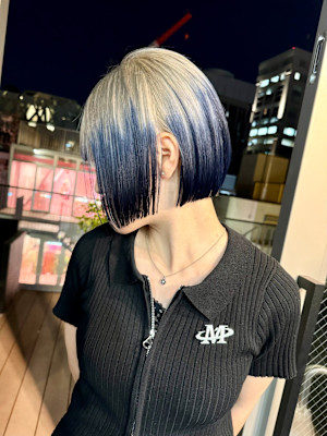 ルーツカラー　デザインカラー　ハイトーン　表参道/原宿