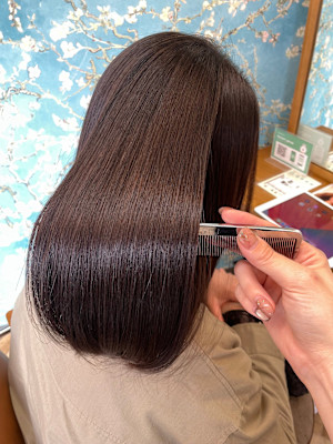 髪質改善ストレート