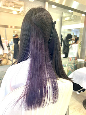 インナーカラー ムラサキ