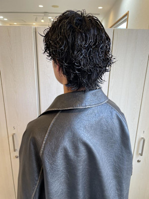 スパイラルパーマ/メンズカット