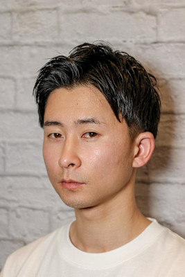 直毛のアップバング