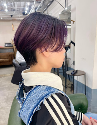 【ハンサムショート×パープルグラデーション】ethica