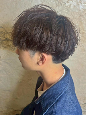 【Flor_上大岡】*メンズマッシュ＋フェザーパーマ*