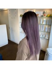 ピンク/大人綺麗/艶髪