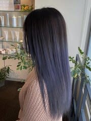 グレイジュ/艶髪/バレイヤージュ