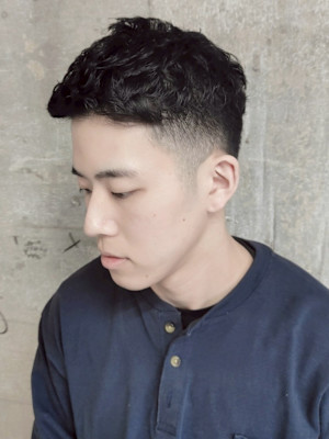 くせ毛×刈り上げ ツーブロック メンズショート メンズカット