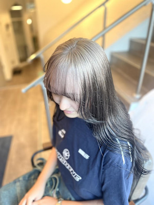 ハイトーン髪質改善ルーツカラー韓国