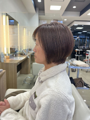 【老沼】イメチェン/ホワイトブロンド/外ハネボブ/美髪