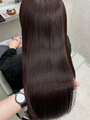 ブラウン/髪質改善/透明感カラー/TOKIOトリートメント