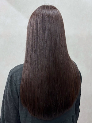 ブラウン/透明感カラー/似合わせカット/髪質改善Tr