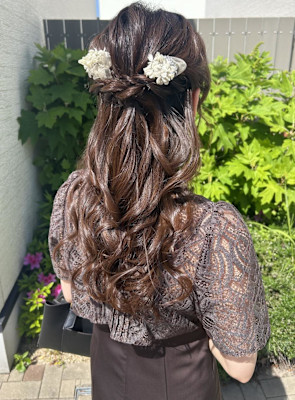 ハーフアップ/お呼ばれセット