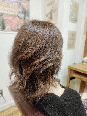 [脱白髪染め]デザイン☆グレイカラー