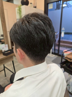 メンズカット/パーマ/グレイカラー/鎌取駅/韓国風/白髪染め