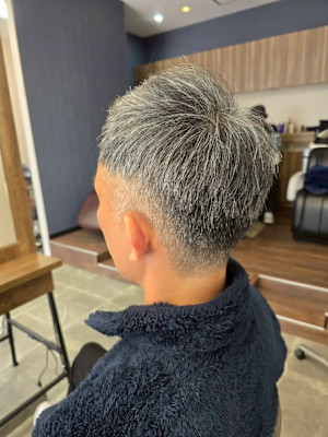 メンズカット/パーマ/グレイカラー/鎌取駅/韓国風/白髪染め
