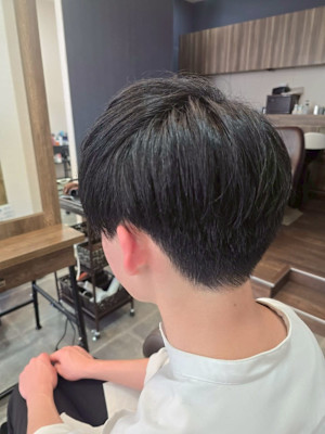 メンズカット/パーマ/グレイカラー/鎌取駅/韓国風/白髪染め