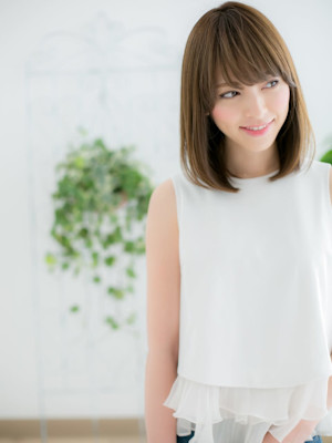 【Ray】キャラメルベージュ×エアストレート