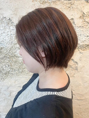 【Flor_上大岡】*大人女性ショート+マロンベージュ*