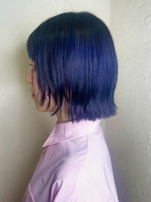 【Reir_下北沢】*くびれボブ+ネイビーブルー*
