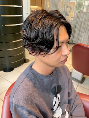 無造作メンズパーマ