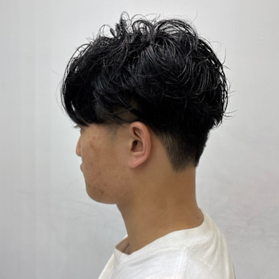 3分スタイリング・過去のパーマ復活ヘア