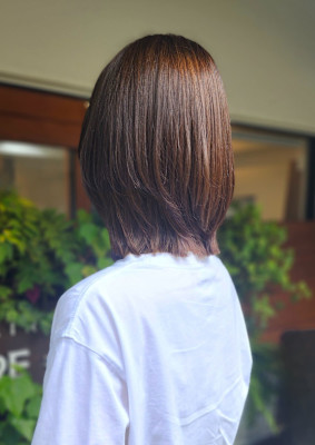 初夏をまとう、大人のオリーブボブ