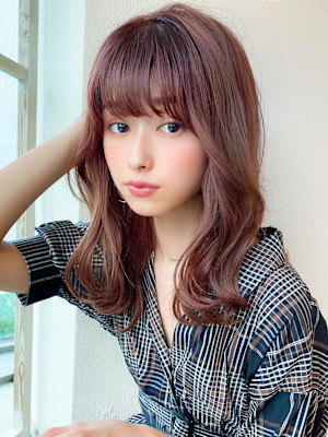 イメチェン姫カットレイヤーロングニュアンスカラー美髪