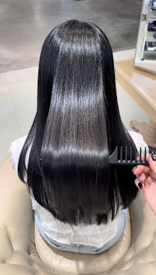 ずっと触れていたくなる美髪へ！髪質改善ストレート/髪にドラマ