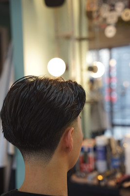 テーパーフェード×バックスタイル