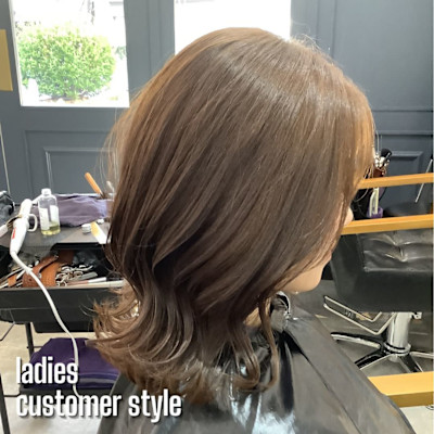 Customer Style クビレ外ハネ