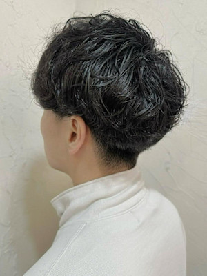 【Reir_下北沢】*メンズマッシュ+ニュアンスパーマ*