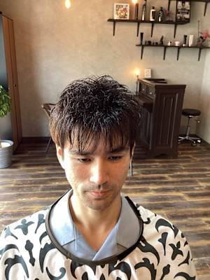 ナチュラルアイロンパーマ