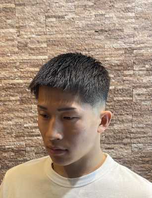 銀座 理容室 フェード