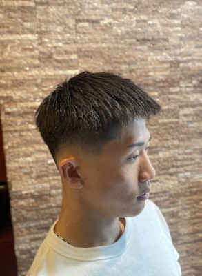 銀座 理容室 フェード