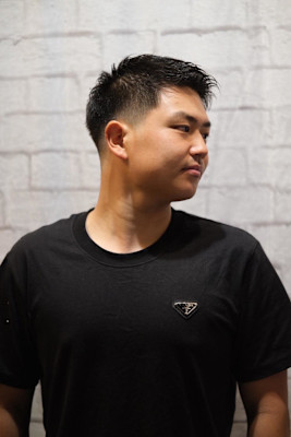 ローフェード束感ショート