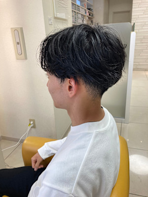 ニュアンスパーマ風アイロン仕上げ