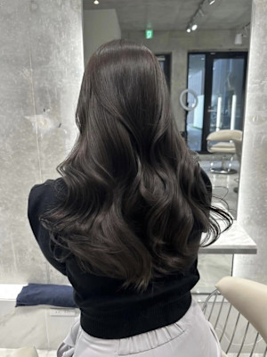 髪質改善＊グレージュデジタルパーマ＊美髪【Zina 梅田茶屋