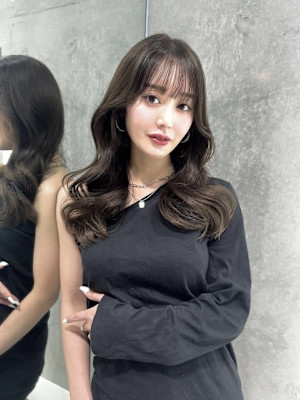 髪質改善＊ダークブラウンデジタルパーマ＊【Zina 梅田茶屋