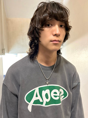 メンズウルフパーマ・メンズパーマ【下北沢】