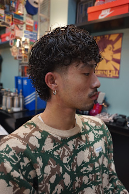 マレット×パーマ