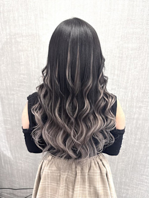 プルエクでバレイヤージュスタイル