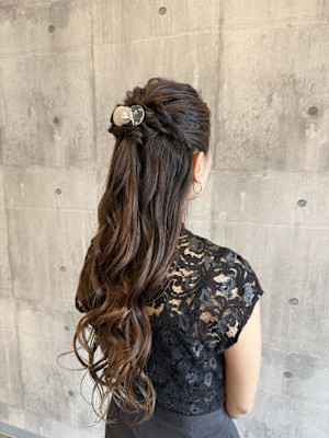 ハーフアップ/お呼ばれセット