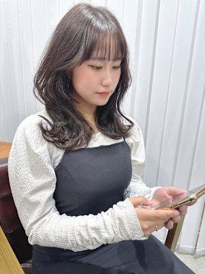 くびれミディロング×レイヤーカット