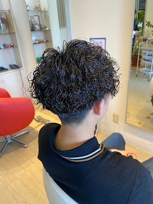 波巻きスパイラル/メンズパーマ