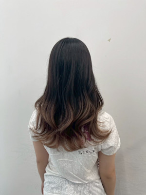 ナチュラルブラウングラデーション